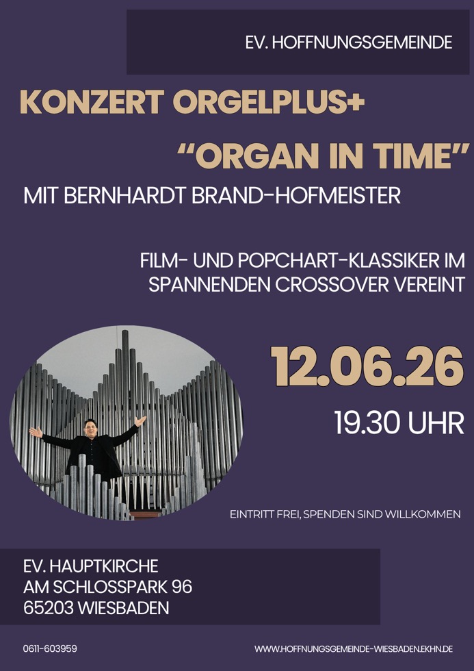 Organ in Time 12.06.26 Plakat